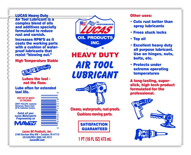 Air Tool Lubricant - 16oz (Label)